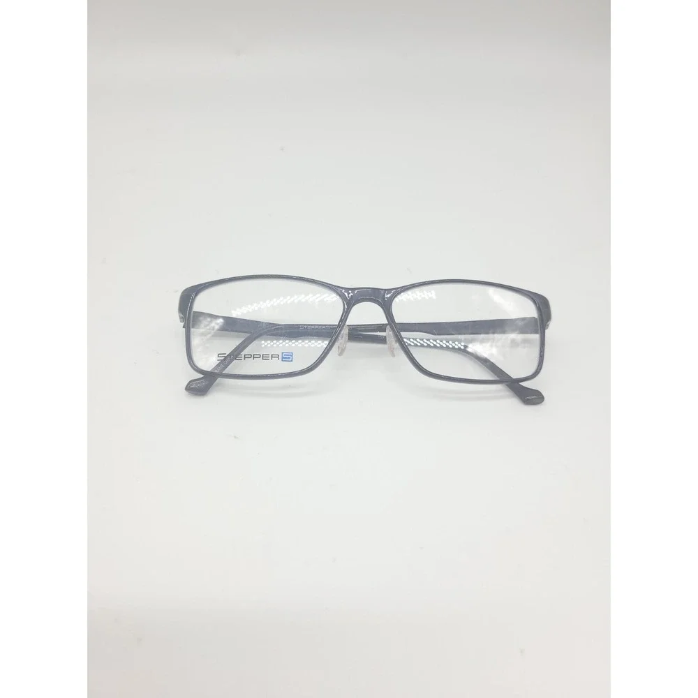 Stepper Eyeglasses SI-10045 F990 Black Titanium Rectangular Frames 54[]16 140 mm